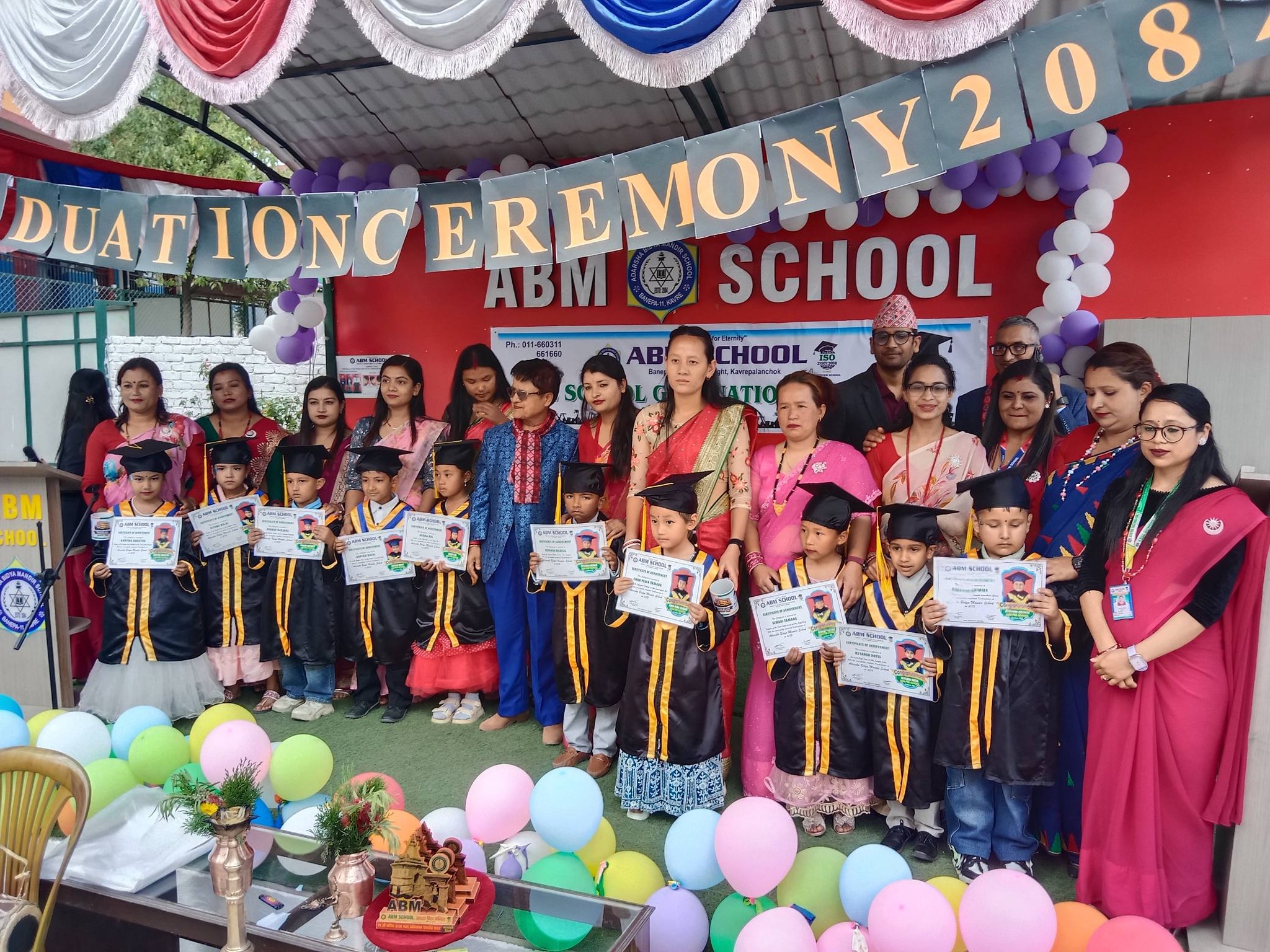 आदर्श विद्या मन्दिरका ६२ जना विद्यार्थी दीक्षित 