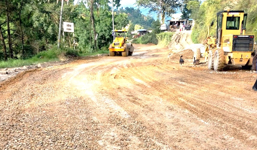 धुलिखेल–खावा सडक पुनर्निर्माण कार्य तीव्रता